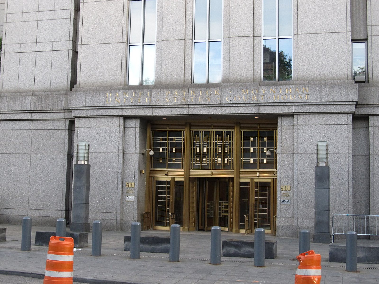 Daniel Patrick Moynihan US Courthouse at 500 Pearl Street in lower Manhattan